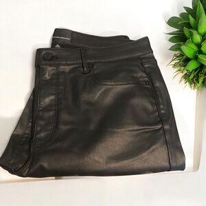 WHBM High-Rise Coated Skinny Jeans
